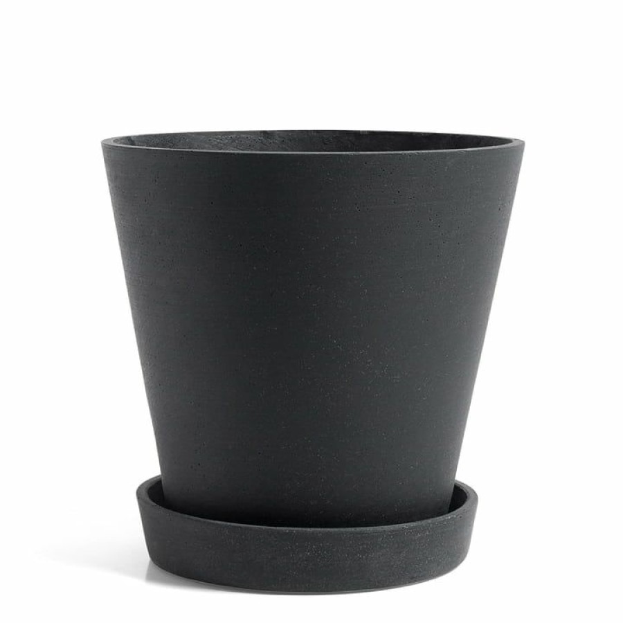 Home Accessories * | Hay Flower Pot With Saucer Discount