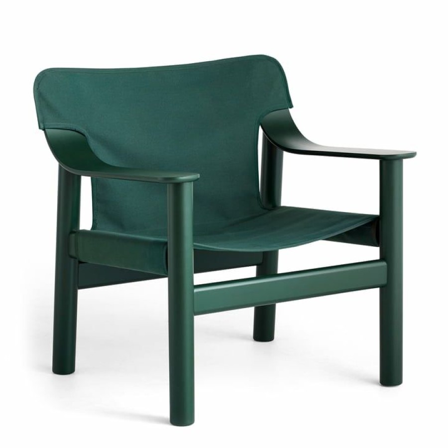 Furniture * | Hay Bernard Armchair, Matt Lacquered Oak / Black Leather Gift Selection