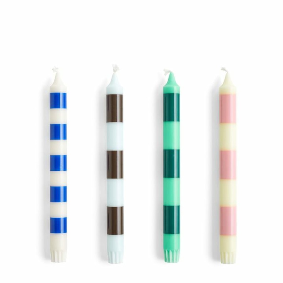 Home Accessories * | Hay Stripe Stick Candles Wholesale