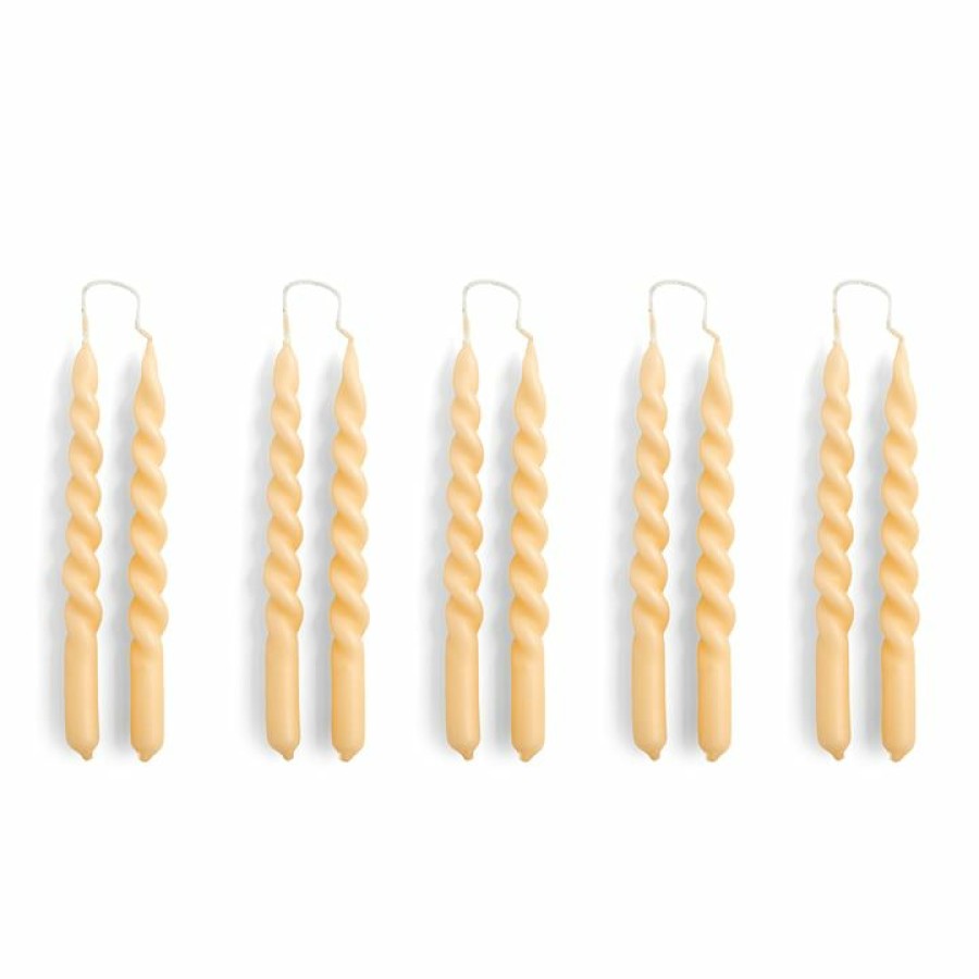 Home Accessories * | Hay Spiral Stick Candles Good Quality