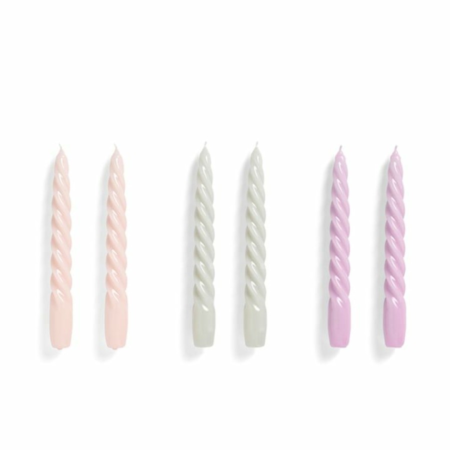 Home Accessories * | Hay Spiral Stick Candles Discount Sale