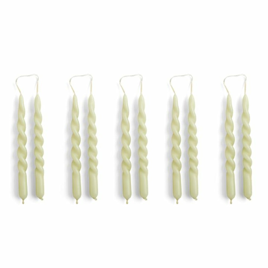 Home Accessories * | Hay Spiral Stick Candles Cheaper