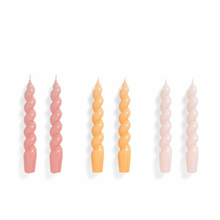 Home Accessories * | Hay Spiral Stick Candles Best Choice