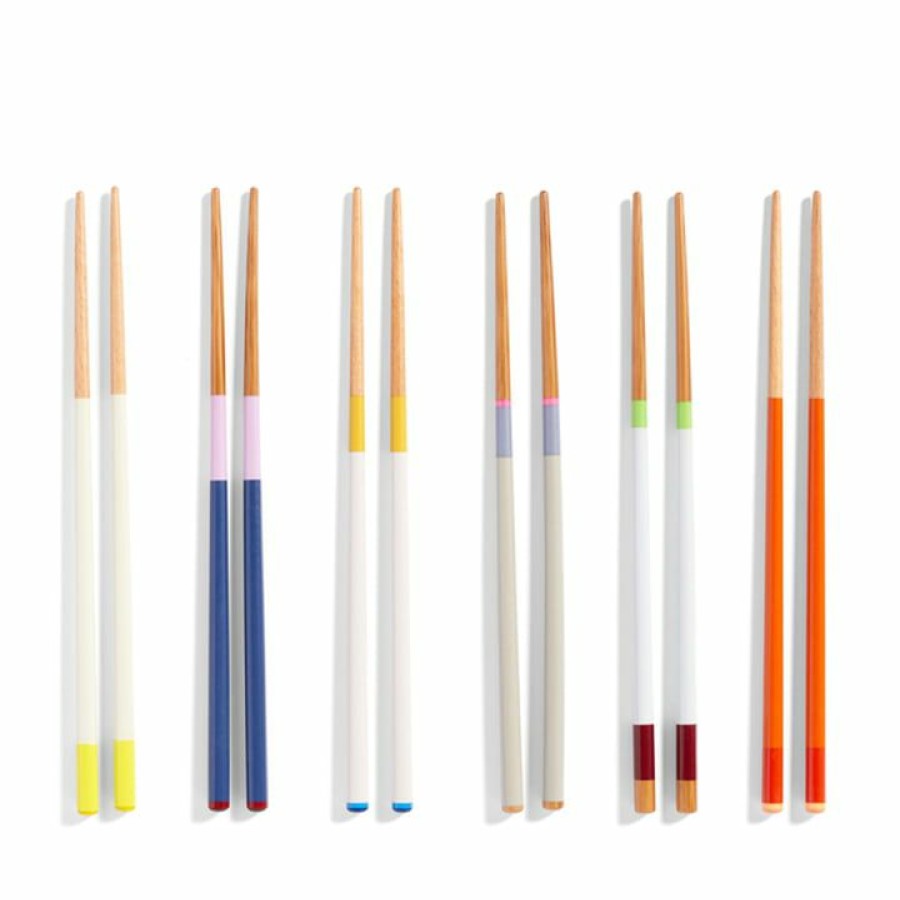 Kitchenware * | Hay Chopsticks, Coloured (Set Of 6) Bestsellers