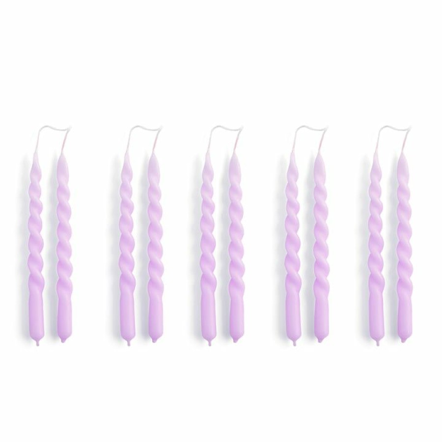 Home Accessories * | Hay Spiral Stick Candles Cut Price