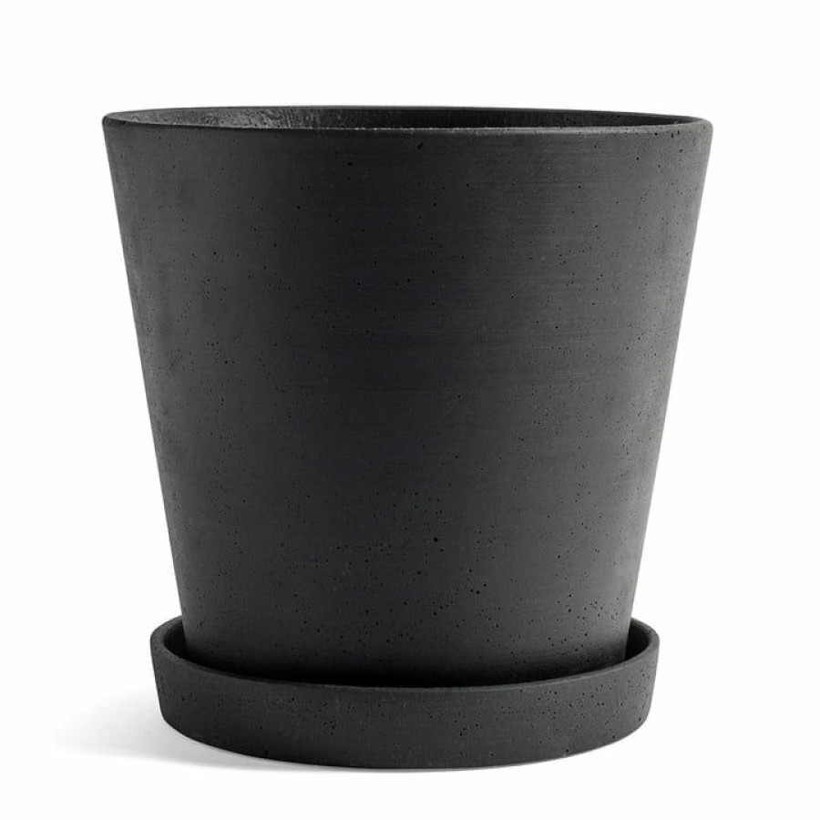 Home Accessories * | Hay Flower Pot With Saucer Popular