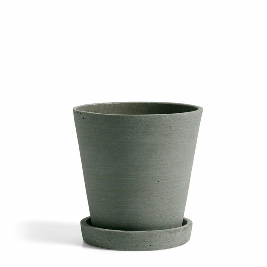 Home Accessories * | Hay Flower Pot With Saucer Good Quality