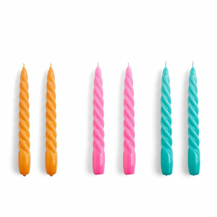 Home Accessories * | Hay Spiral Stick Candles Limited Edition